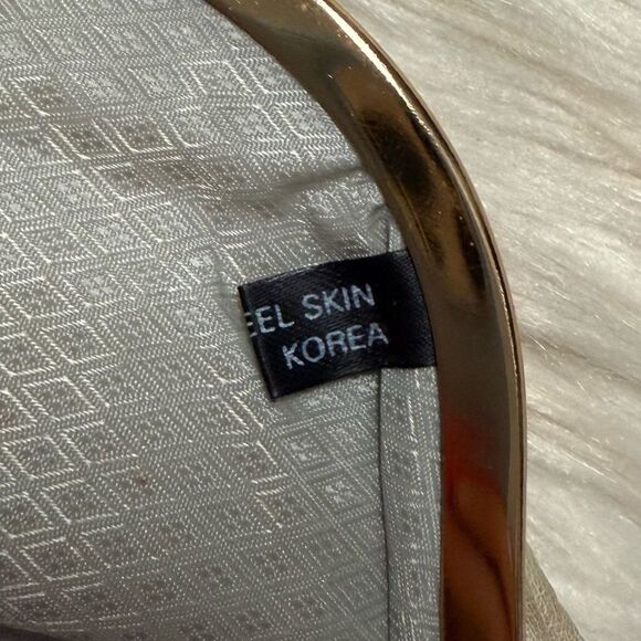 Vintage Eel Skin Small Coin Purse in Pearl - Picture 5 of 7